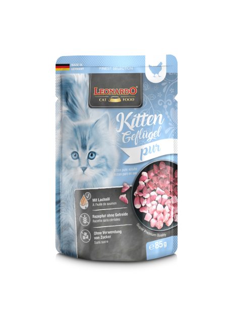 Leonardo Kitten Chicken 85g - premium wet food for kittens at Aquapet Kenya