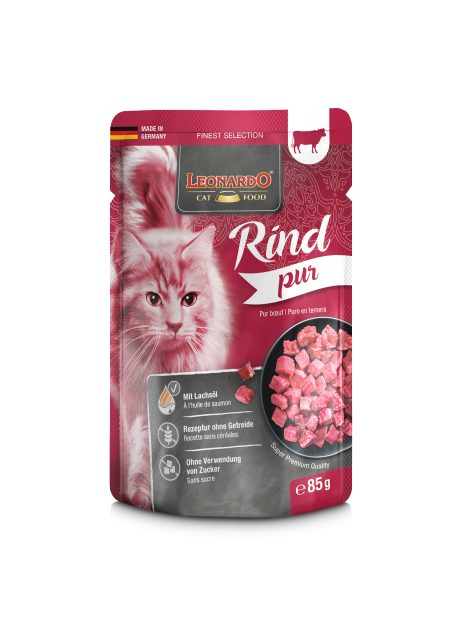 Leonardo Pure Beef 85g - single-protein wet food for cats at Aquapet Kenya