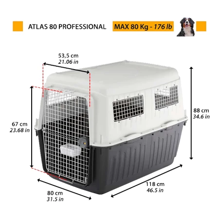 Alternative view of Ferplast Atlas 80 Pro Carrier