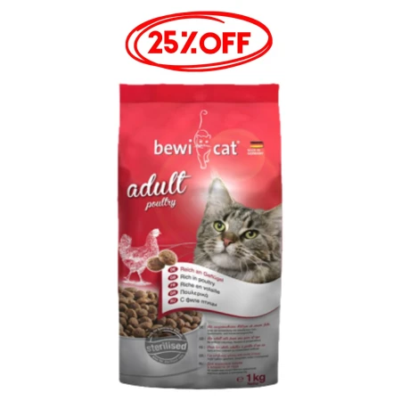 Bewi Cat Adult Poultry 1kg