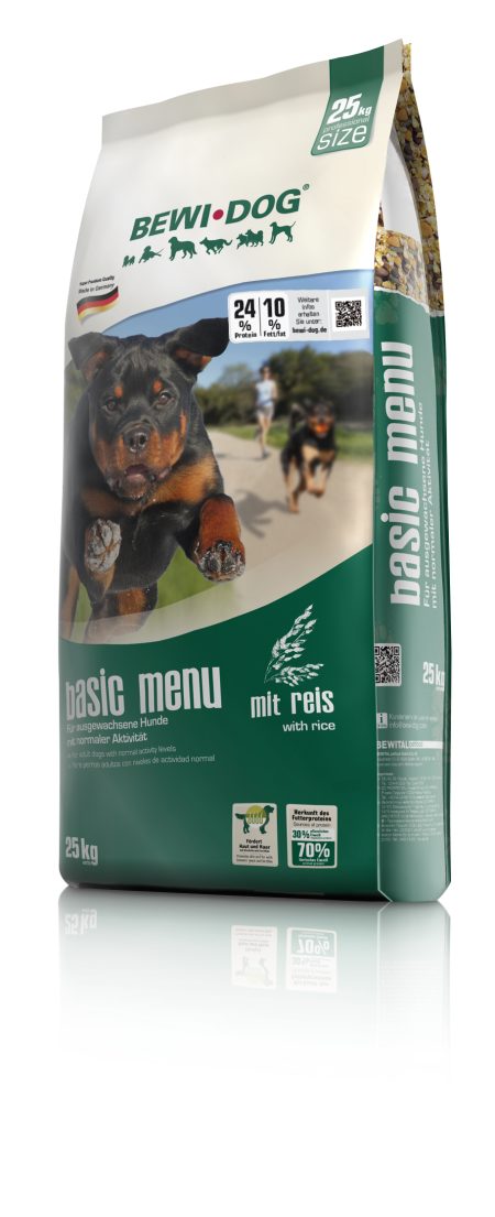 Bewi Dog Basic 25kg dog food bag