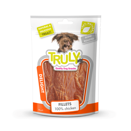 Truly Chicken Fillet 90g natural dog treats at Aquapet Kenya