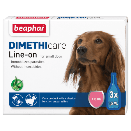 Dimethicare Line-On Small Dogs topical parasite treatment at Aquapet Kenya