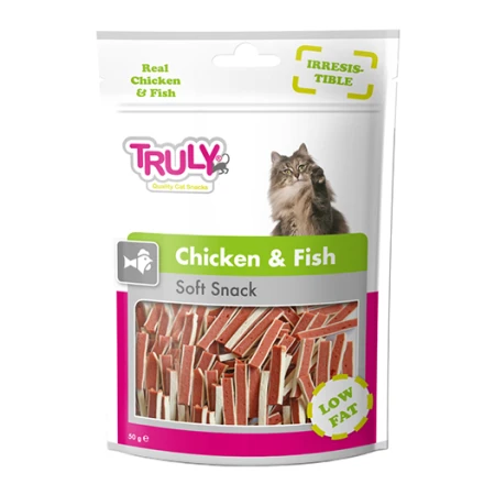 Truly Soft Snack Chicken & Fish For Cat 50G #CC-04S