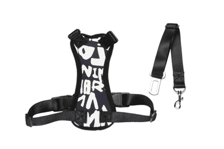 Aquapet Tailup Dog Safety Harness STD-S in small size, featuring breathable mesh, adjustable straps, and dual leash clips for secure and comfortable walks