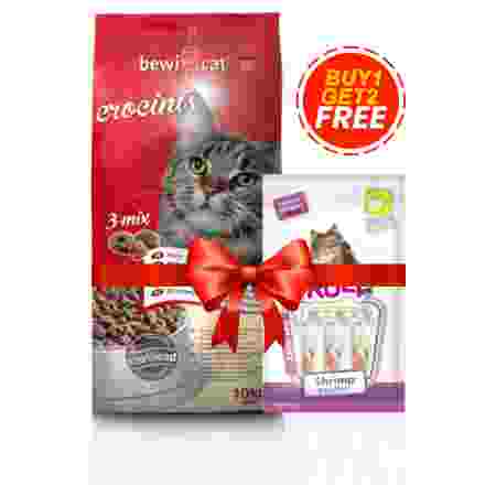 Bewi Cat Crocinis 3 Mix 10Kg