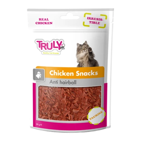 Truly Chicken Snacks Anti-Hairball For Cat 50G #CA-09H-01