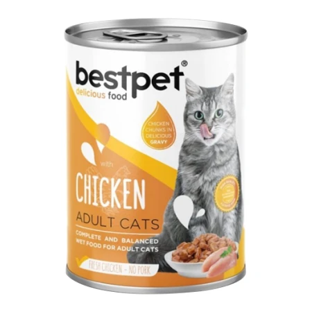 Bestpet Cat with Chicken 400g