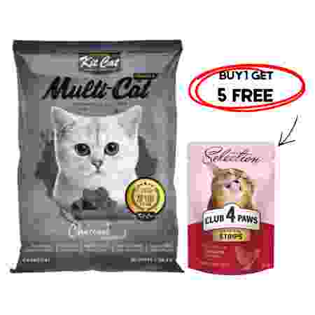 Kit Cat MultiCat Charcoal 20Kg