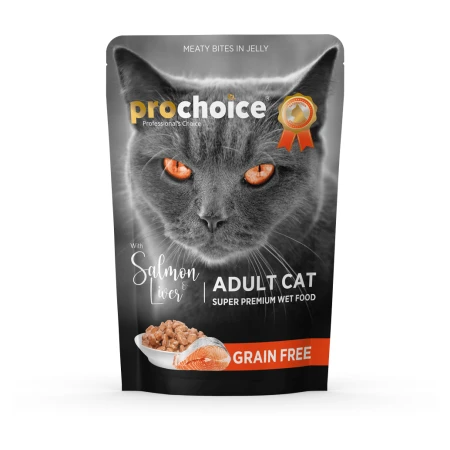 Prochoice Adult Cat Salmon with Liver 85g