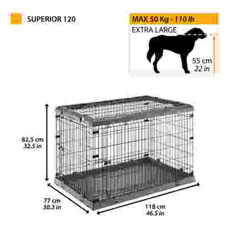 Alternative view of Ferplast Superior 120 Dog Crate
