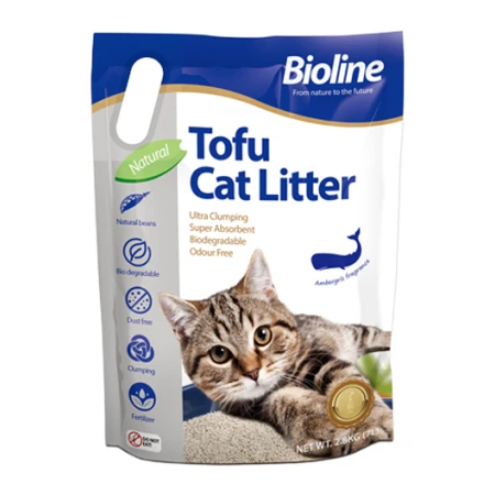 Bioline Tofu Cat Litter Ambergris 7L