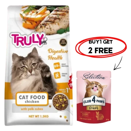 Truly Cat Food Chicken 1.5Kg #CFC-01