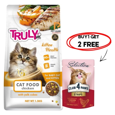 Truly Kitten Food Chicken 1.5Kg #CFC-01