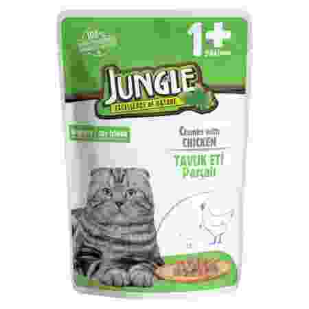 Jungle Adult Cat Food- Chicken in Jelly 100g